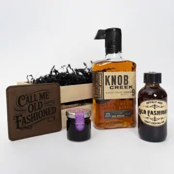 Knob Creek Old Fashioned Whiskey Gift Crate