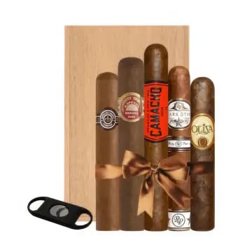 Cigar Sampler Premium Cigars & Cutter