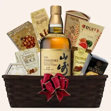 Yamazaki 12 Year Japanese Whisky Gift Basket