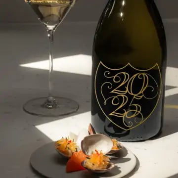 Dom Perignon Celebratory Year Custom Etched Bottle