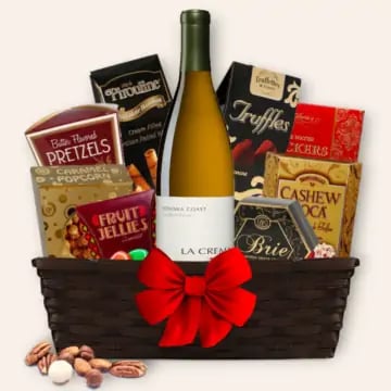 La Crema Chardonnay Gift Basket