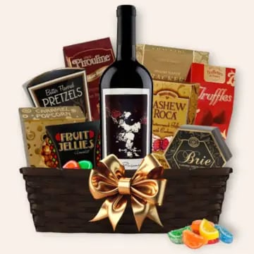 The Prisoner California Red Wine Gourmet Gift Basket