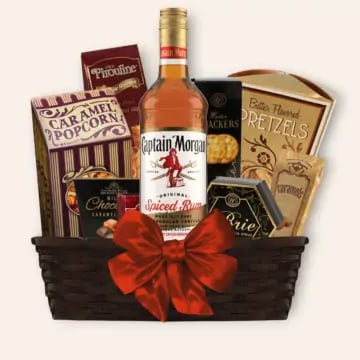 Captain Morgan Rum Gift Basket