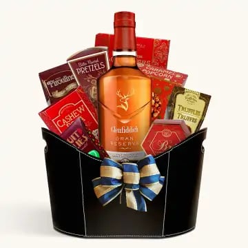 Glenfiddich 21 Year Scotch Whisky Gift Basket