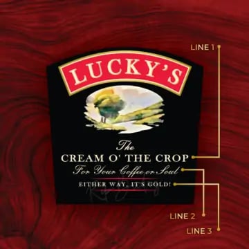 Personalized  Baileys Irish Cream Liqueur Custom Label Bottle