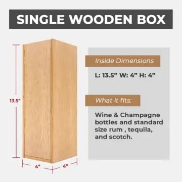 Wooden Single Box (Engravable)