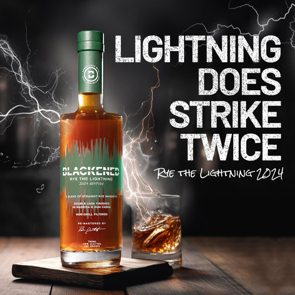 Blackened 'Rye the Lightning' Kentucky Straight Rye Whiskey 2024 Edition