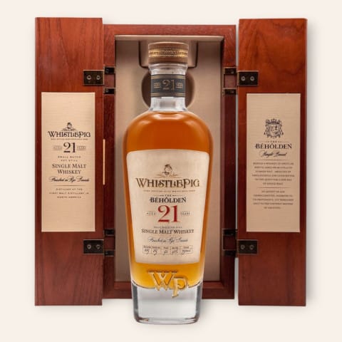 WhistlePig 21 Year 'The Beholden' Single Malt Whiskey