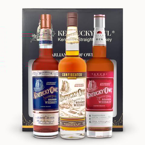Kentucky Owl 'Parliament of Owls' Kentucky Straight Bourbon Whiskey Trio Collection
