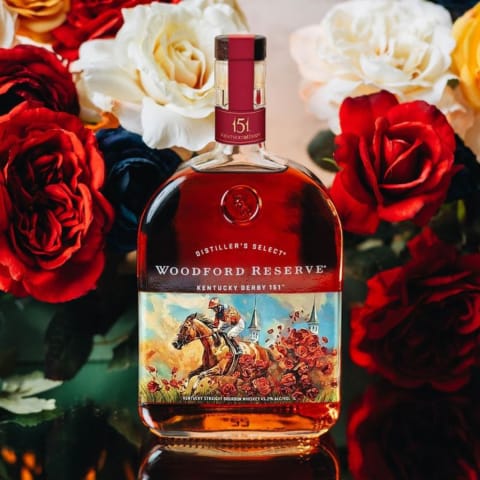 Woodford Reserve 151st Kentucky Derby Limited Edition Bourbon Whiskey (2025) - Collectible Bottle