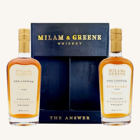 Milam & Greene "The Answer" Bourbon Whiskey Gift Set