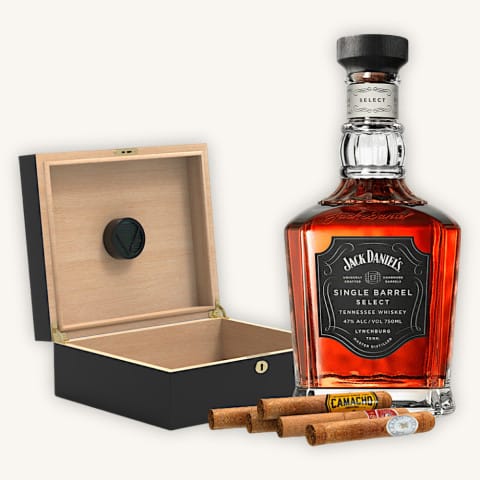 Jack Daniel's Single Barrel Humidor Gift Set