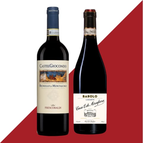 Italian Wine Gift Set | Brunello & Barolo