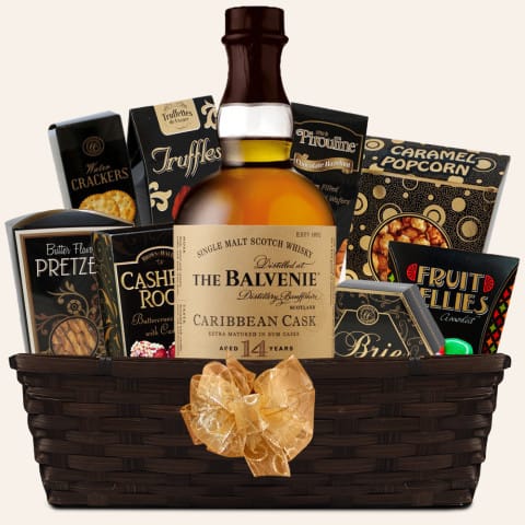 Balvenie 14 Year Caribbean Cask Scotch Whisky Gift Basket