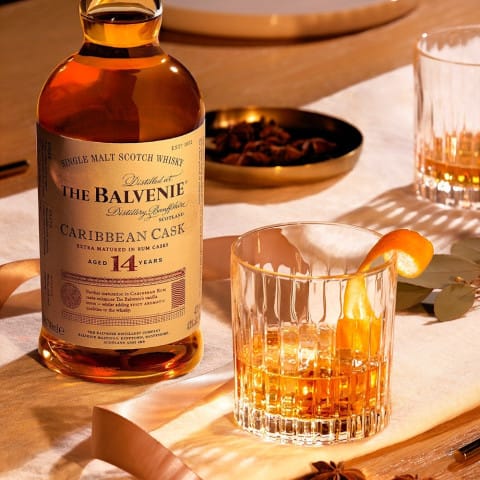 Balvenie 14 Year Caribbean Cask Single Malt Scotch Whisky