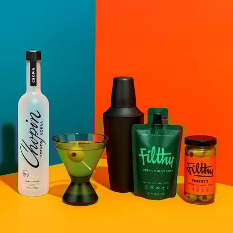 Dirty Martini Gift Set (Chopin)