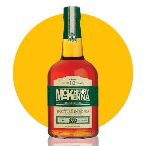 Henry Mckenna 10 Year Single Barrel Bottled In Bond Bourbon Whiskey
