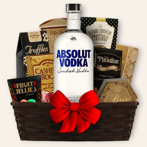 Absolut Vodka Gift Basket