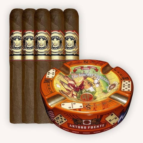 Arturo Fuente Don Carlos Casa Cuba Ashtray + 5 Cigars