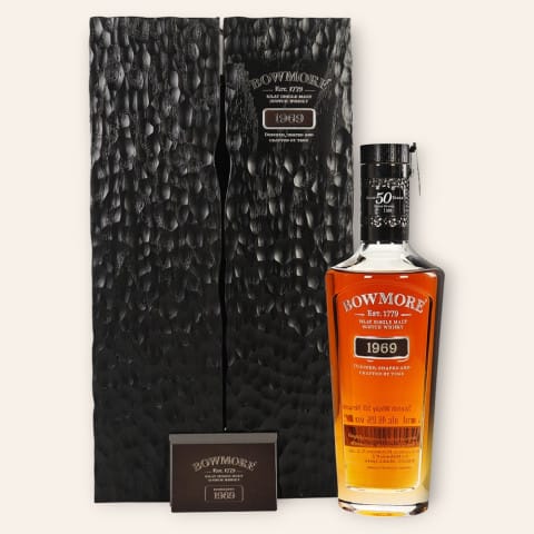 Bowmore 50 Year Single Malt Scotch Whisky (1969 Vintage)
