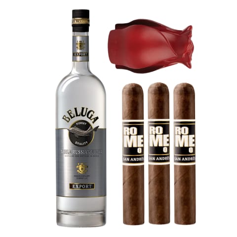 Beluga Noble Vodka with Bro-Rose & Cigar Set