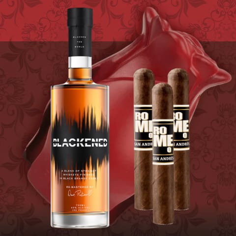 Blackened American Whiskey with Bro-Rose & Cigar Set