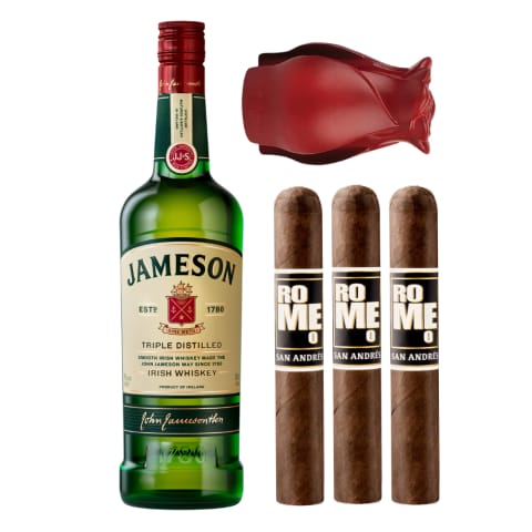 Jameson Irish Whiskey with Bro-Rose & Cigar Set