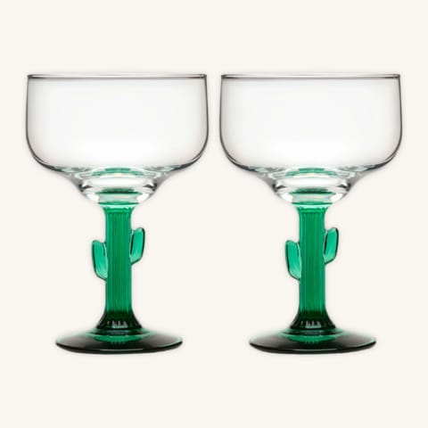 Cactus Margarita Glass (Set of 2)