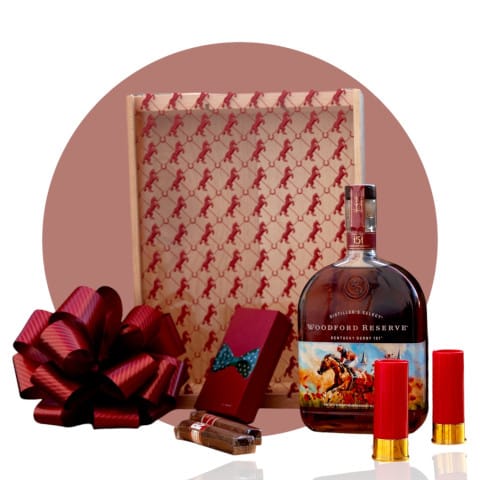 'Run for the Roses'  Woodford Reserve 151 Kentucky Derby Whiskey & Cigar Gift Set