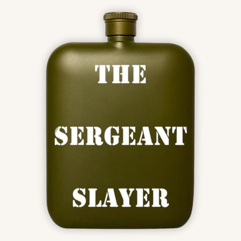 Personalized Military Flask