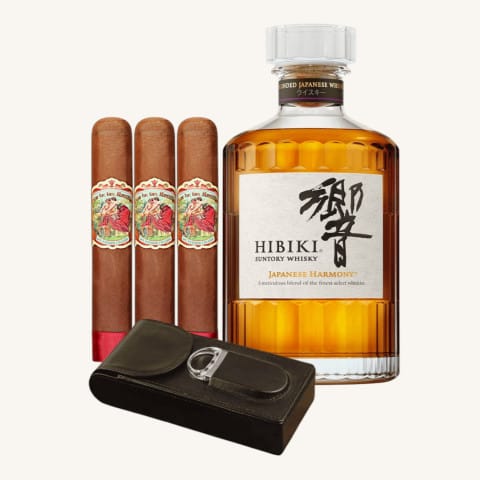 Japanese Elegance Hibiki & Flor de las Antillas Cigar Pairing