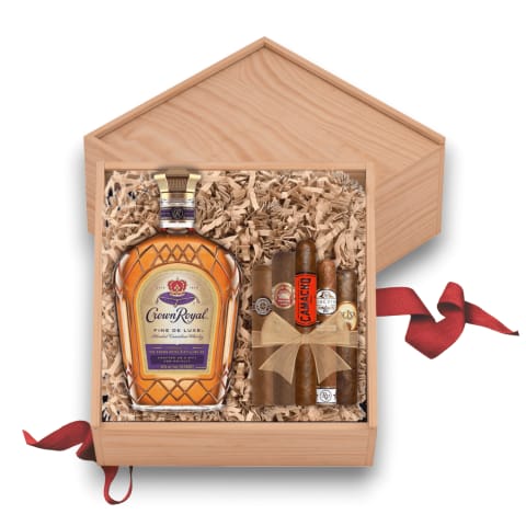 Crown Royal Gift Set with Cigars
