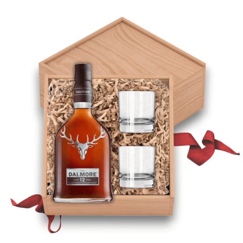 Dalmore 12 Years Scotch Whisky Gift Set with Glasses