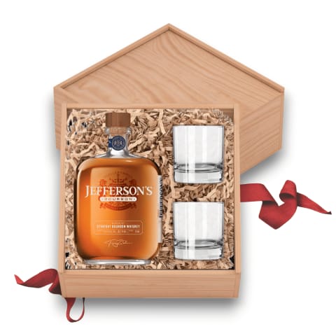 Jefferson's Bourbon Whiskey Gift Set With Glasses