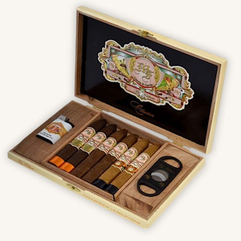 My Father Belicoso Collection 6 Cigars, Lighter & Cutter Combo