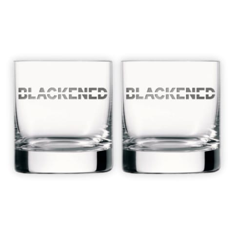 Blackened Whiskey Glasses (Set of 2)
