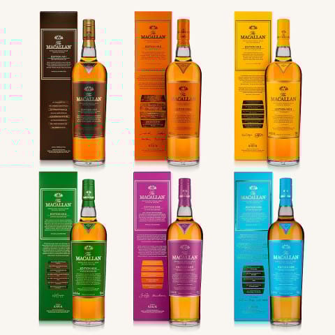 Macallan Edition Series No 1-6 (Complete Set)