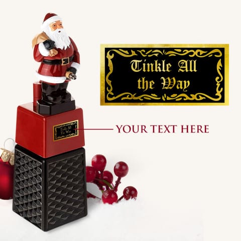 Funny Personalized Santa Claus Liquor Dispenser