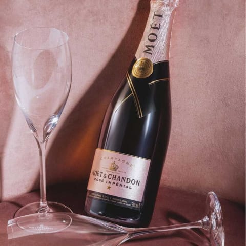 MOËT & CHANDON BRUT & ROSE 4本セット Moet & Chandon Brut Rose Gift Pack - 750ml