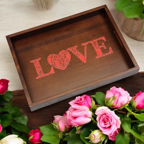 LOVE Serving Tray