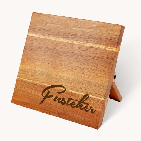 Personalized Magnetic Acacia Knife Block
