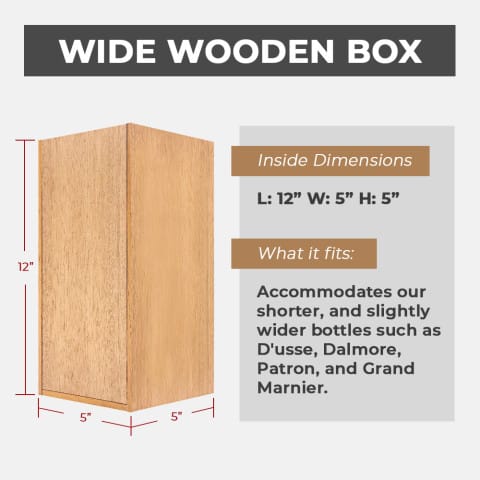 Wooden Wide Box (Engravable)