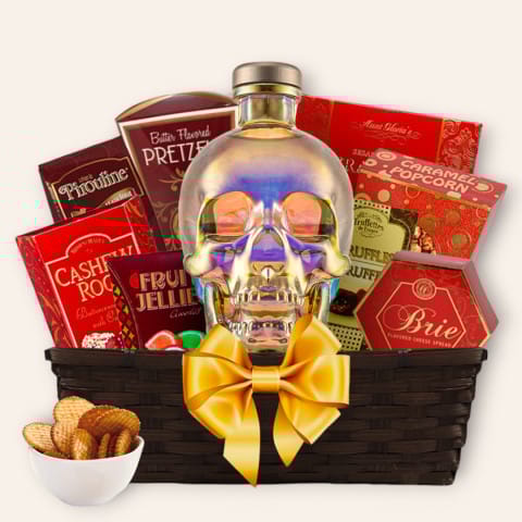 Crystal Head 'Aurora' Vodka Gift Basket