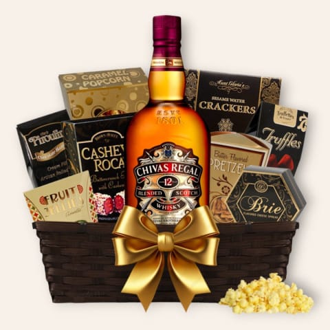 Chivas Regal 12 Year Scotch Whisky Gift Basket