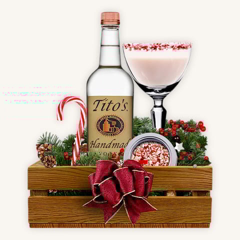 Tito's Peppermint Martini Gift Set
