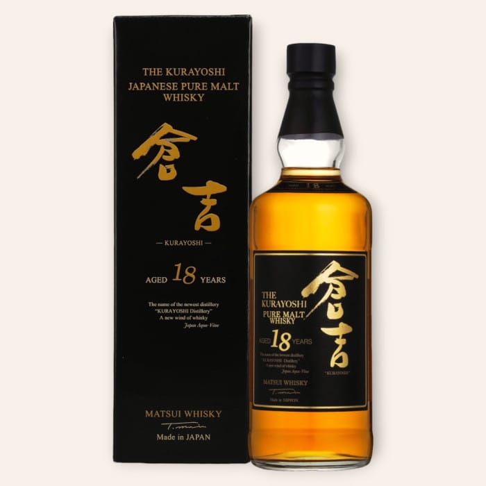 The Kurayoshi 18 Year Old Pure Malt Japanese Whisky 700ml - Luxury