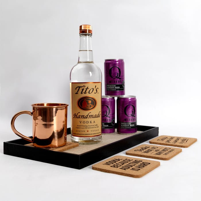 Buy Tito's Vodka Moscow Mule Cocktail Gift Set Online