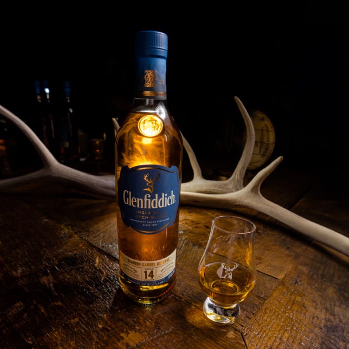 Send Glenfiddich 14 Year Bourbon Barrel Reserve Scotch