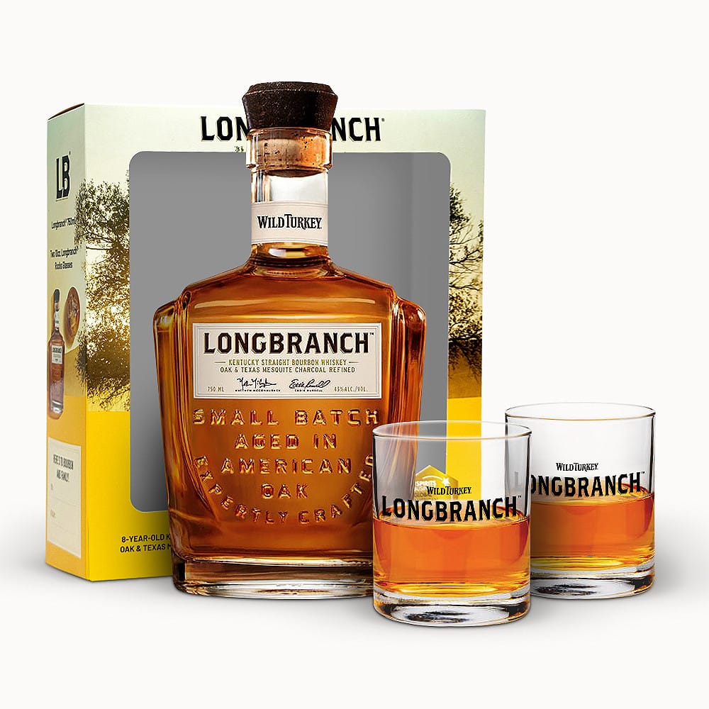 Longbranch Whiskey Gift Set with Glasses | Crafted by Wild Turkey