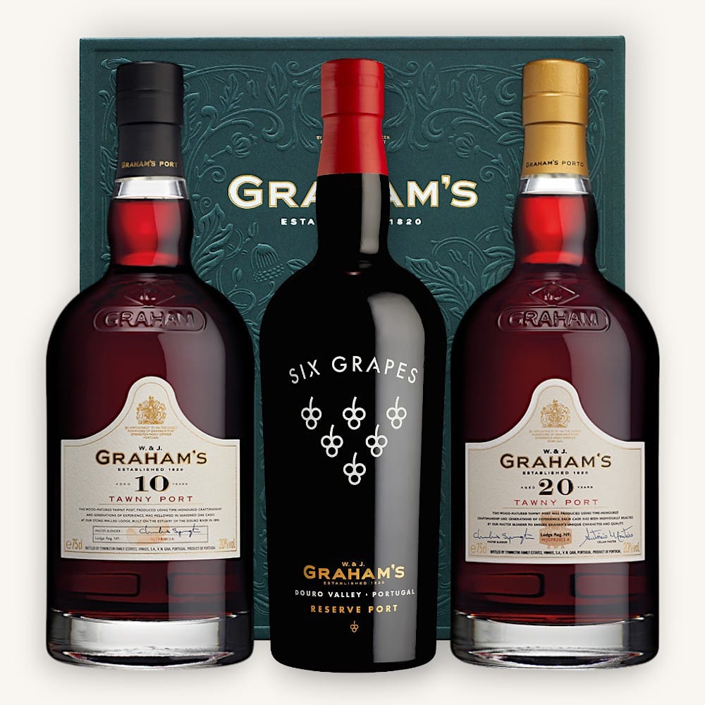 Graham's Tawny Port Gift Set - Personalized Port Wine Gift